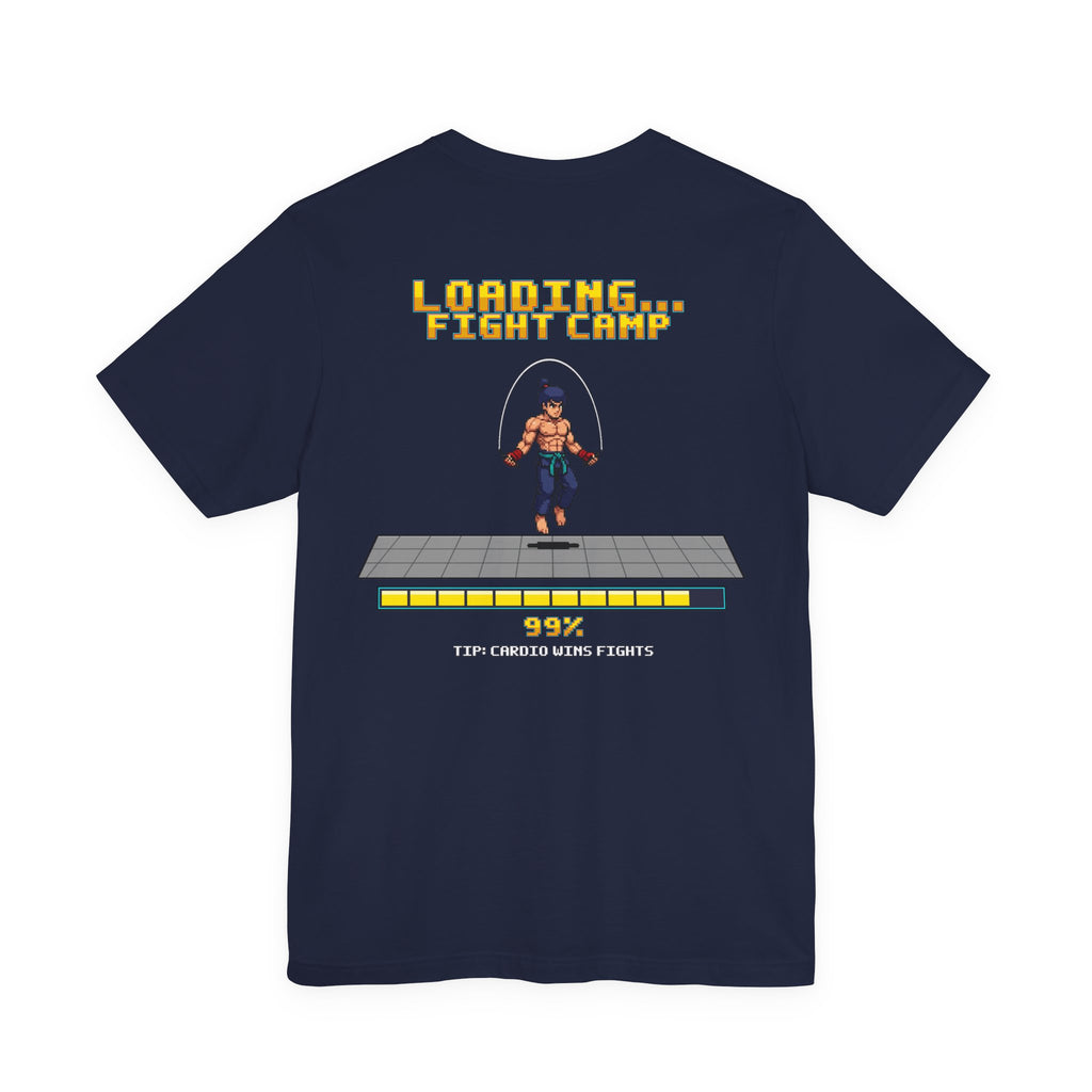 Boxing Shirt - Loading Fight Camp - Retro Pixel Art Tee
