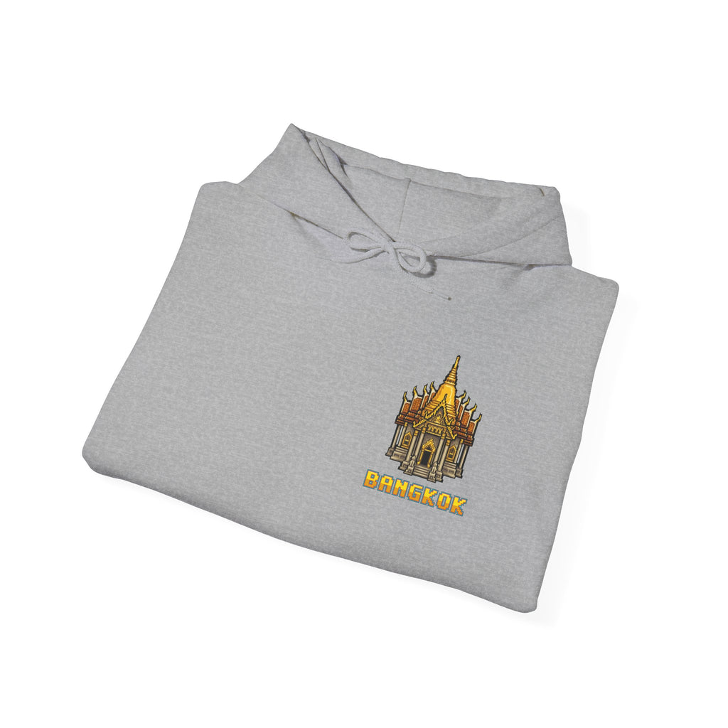 Muay Thai Hoodie - Select Stage: Bangkok Rio Tokyo - Retro Pixel Art Hoodie