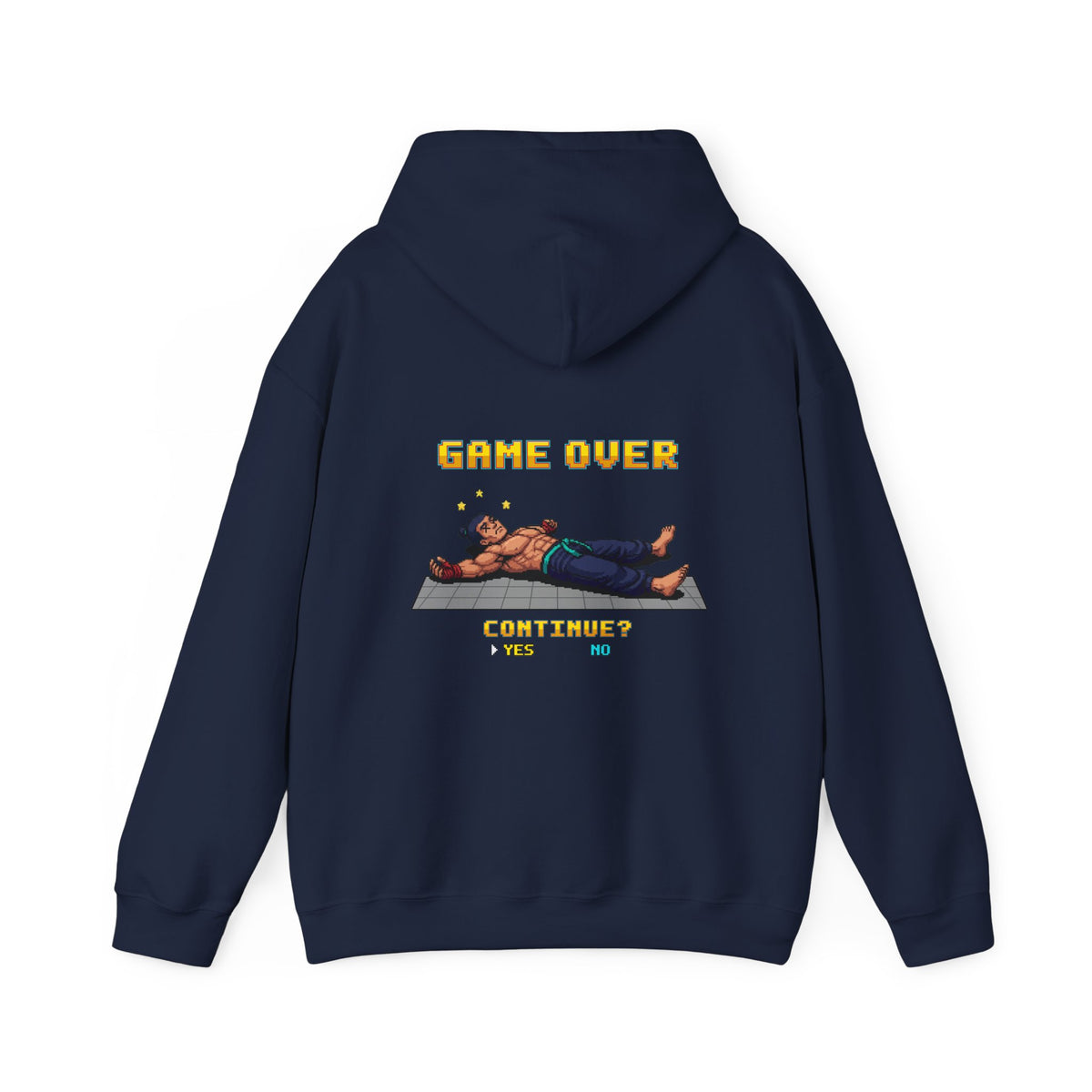 MMA Hoodie - Game Over - Retro Pixel Art Hoodie