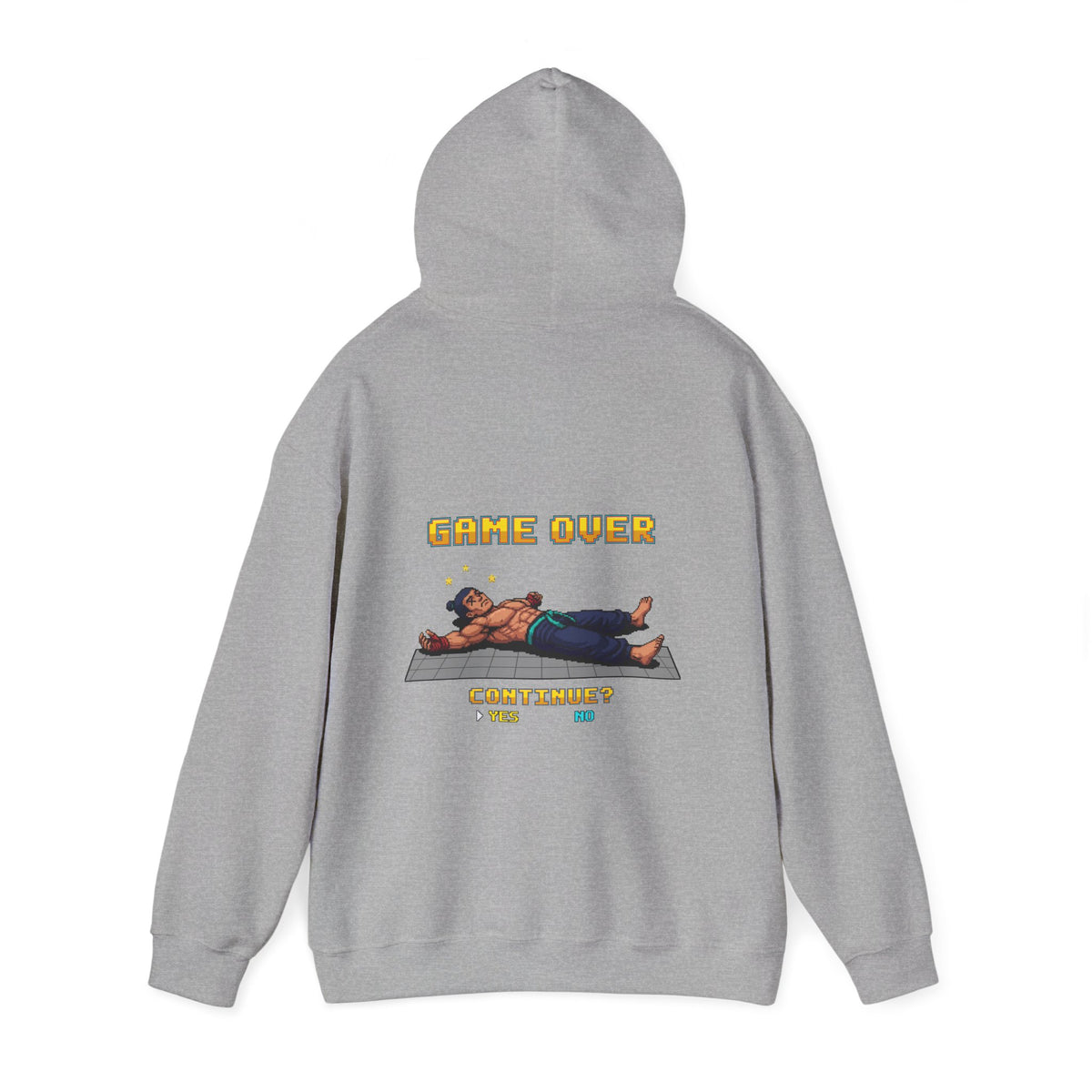 MMA Hoodie - Game Over - Retro Pixel Art Hoodie