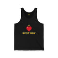 Gym Tank Top - Rest Day +1 Life - Retro Pixel Art Workout Tank