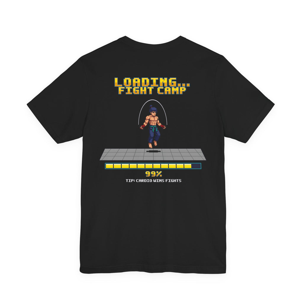 Boxing Shirt - Loading Fight Camp - Retro Pixel Art Tee