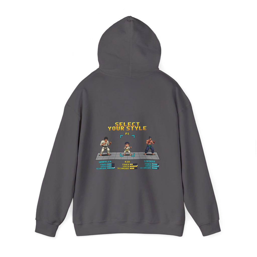 Kids Martial Arts Hoodie - Select Your Style - Retro Pixel Art Hoodie