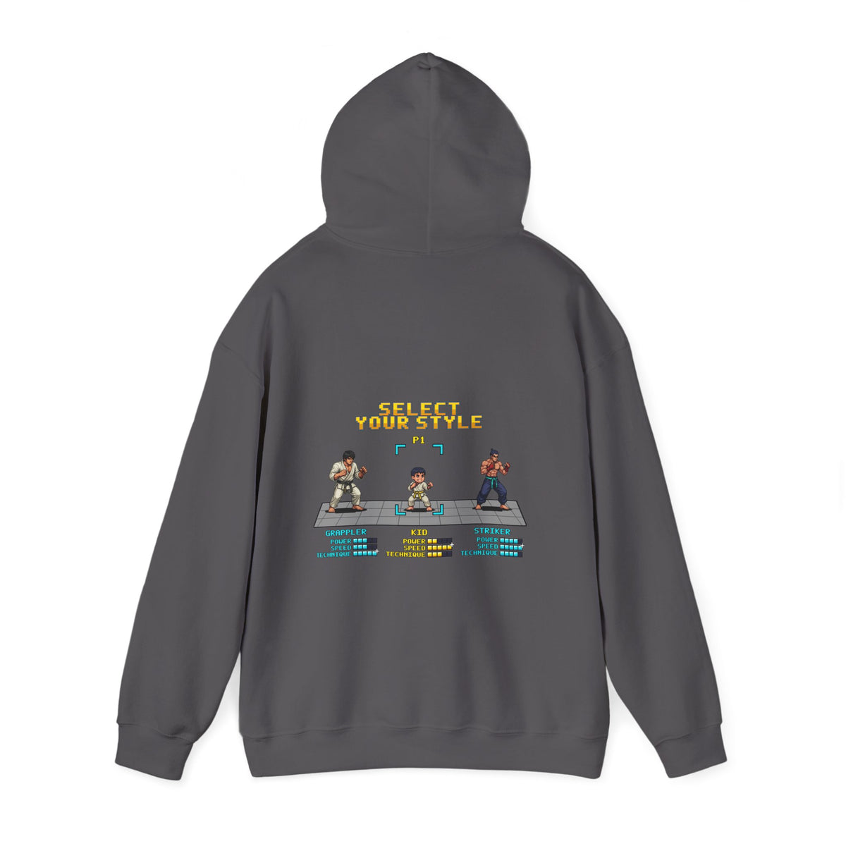 Kids Martial Arts Hoodie - Select Your Style - Retro Pixel Art Hoodie