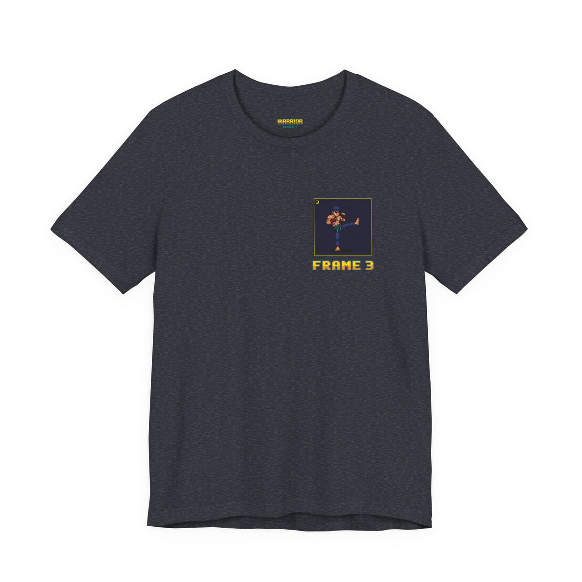 Muay Thai Shirt - Move List: Teep - Retro Pixel Art Tee