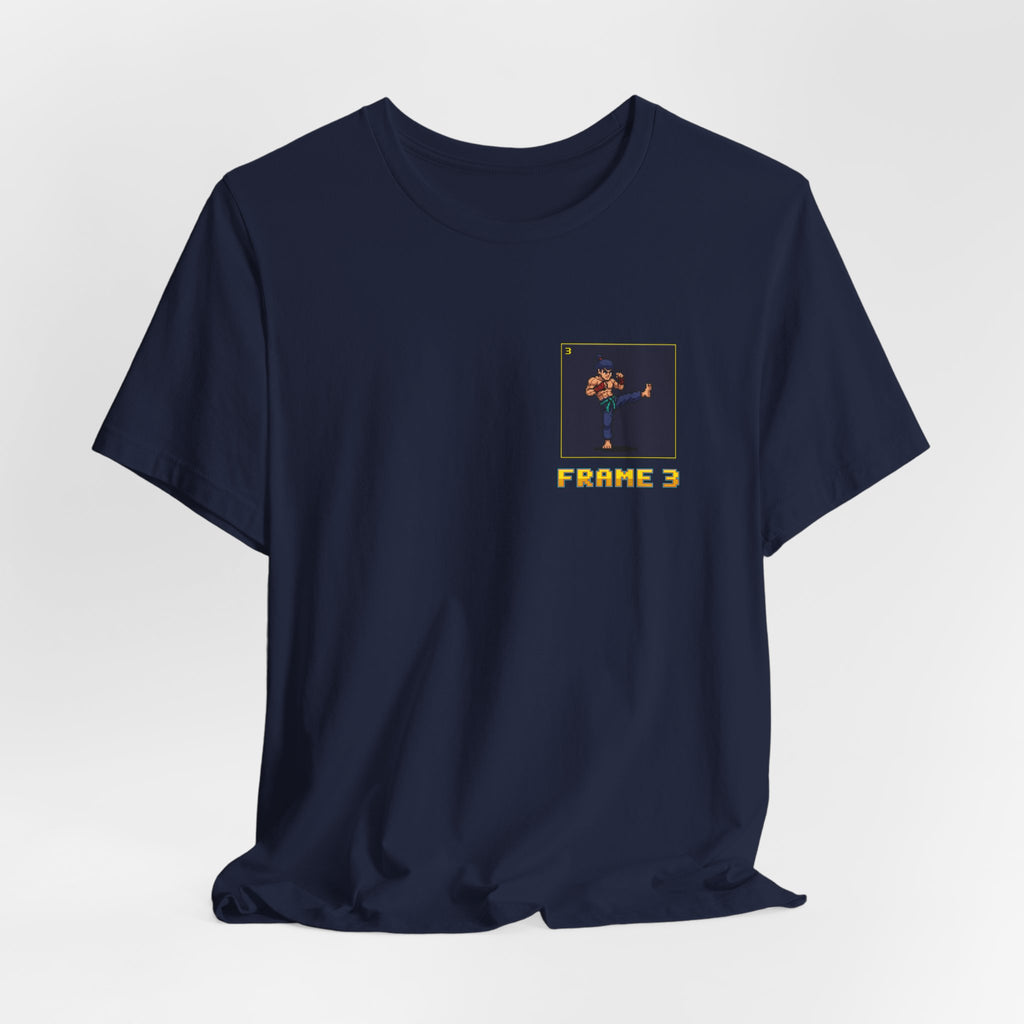 Muay Thai Shirt - Move List: Teep - Retro Pixel Art Tee