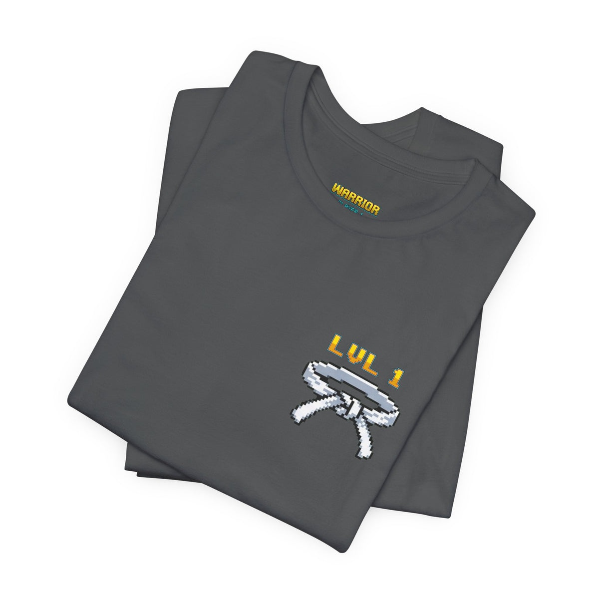 BJJ Shirt - Level Up Belt Ranks - Retro Pixel Art Tee