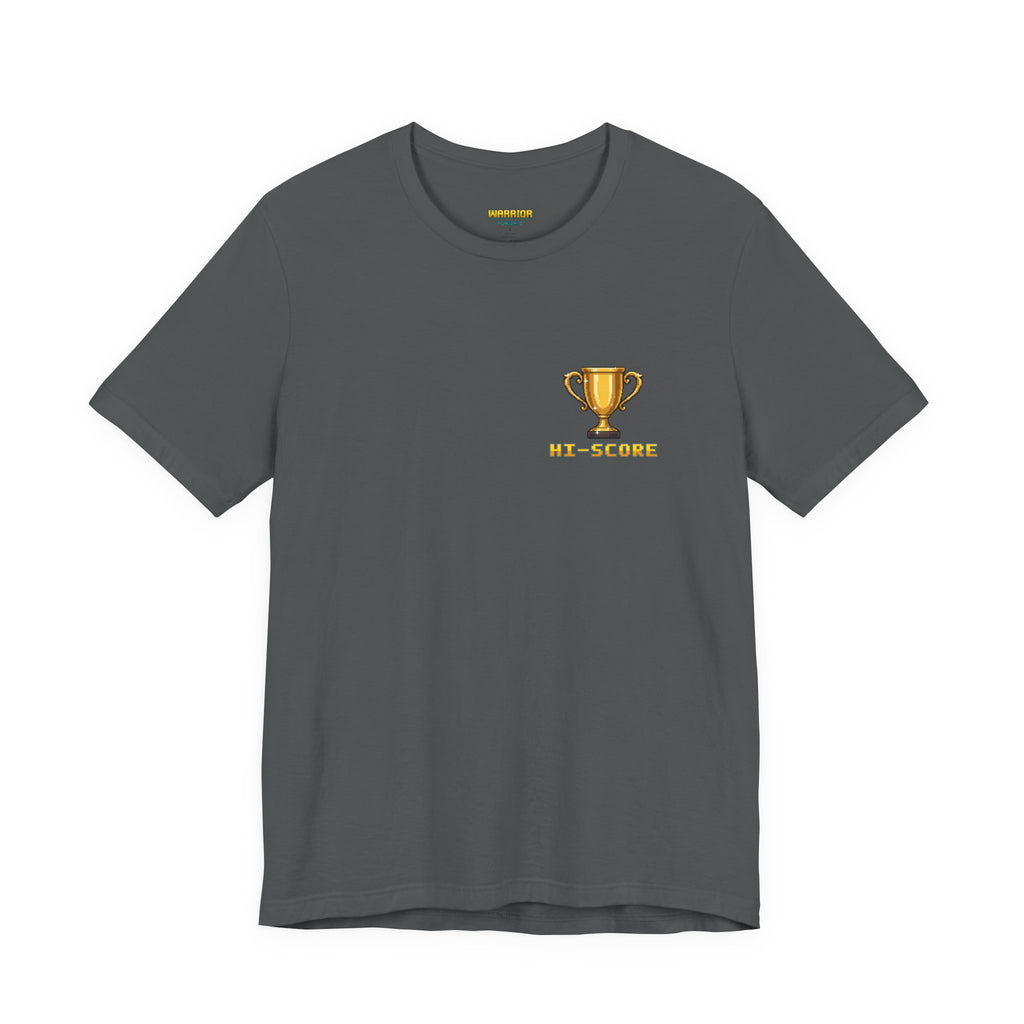 BJJ Shirt - High Score: Armbars and Triangles - Retro Pixel Art Tee