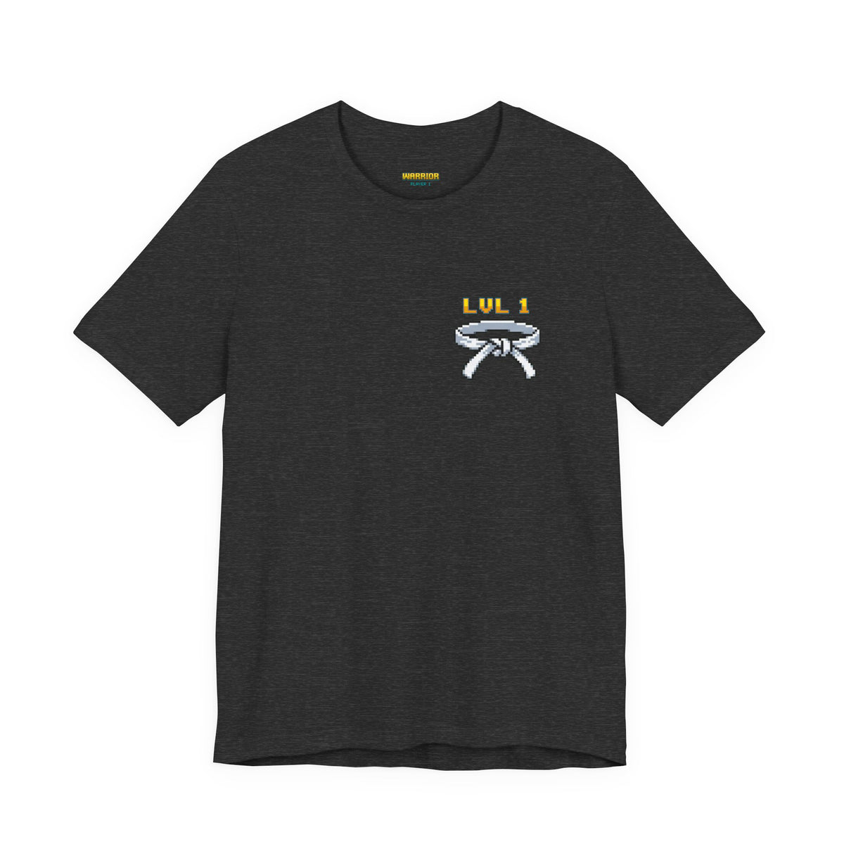BJJ Shirt - Level Up Belt Ranks - Retro Pixel Art Tee