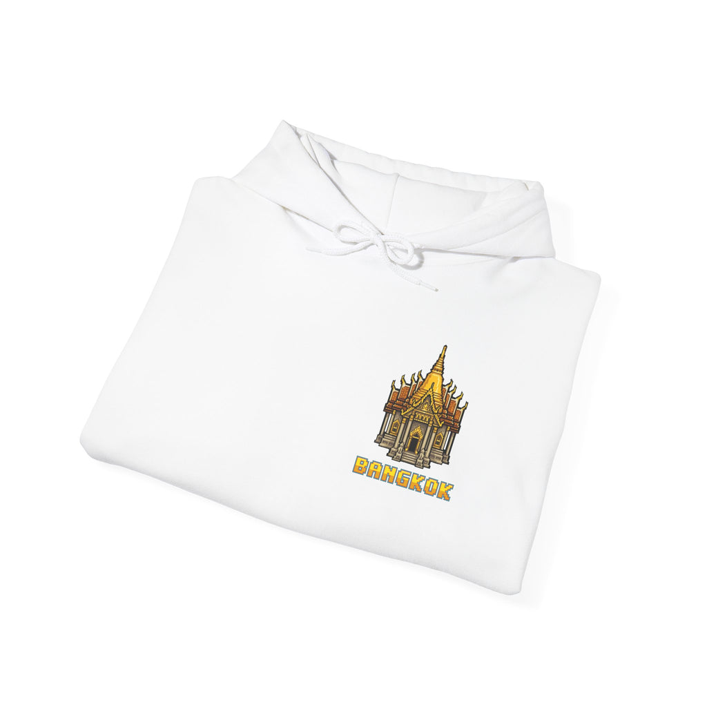 Muay Thai Hoodie - Select Stage: Bangkok Rio Tokyo - Retro Pixel Art Hoodie