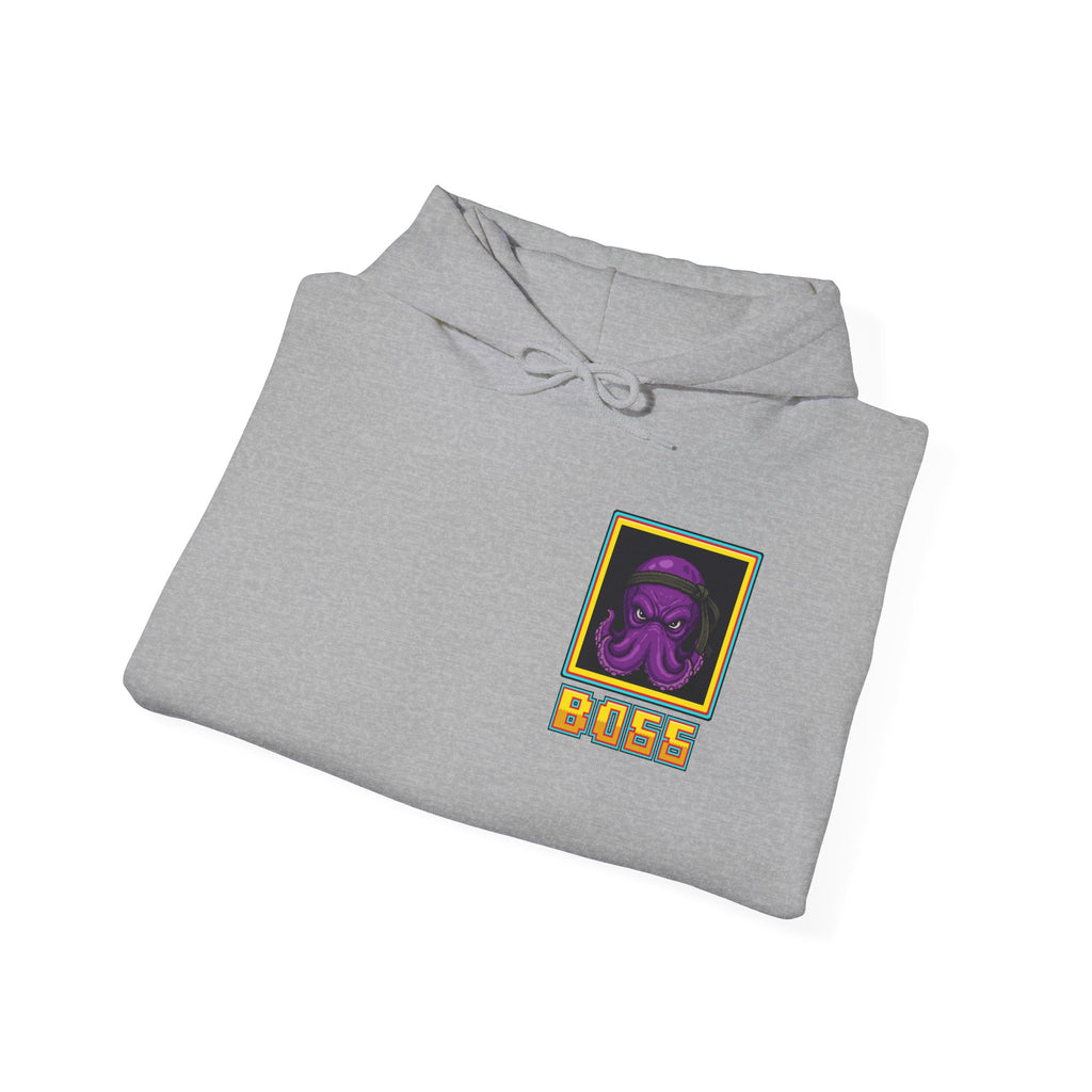 BJJ Hoodie - Octopus Guard Final Boss - Retro Pixel Art Hoodie