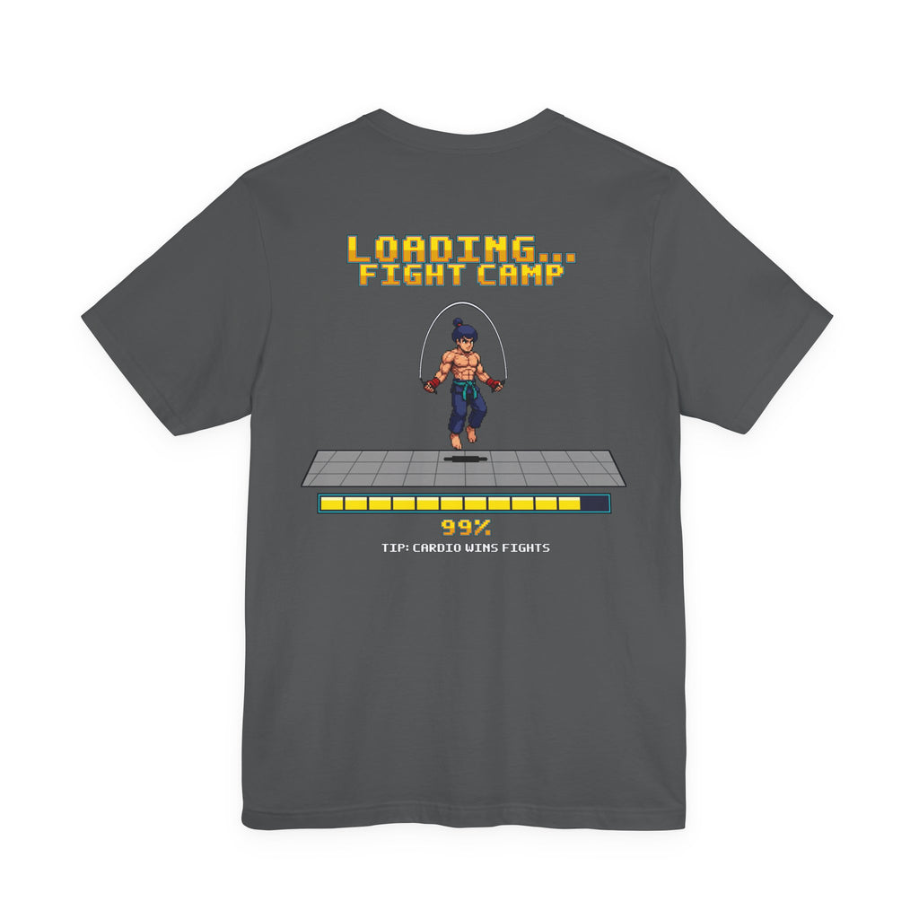 Boxing Shirt - Loading Fight Camp - Retro Pixel Art Tee