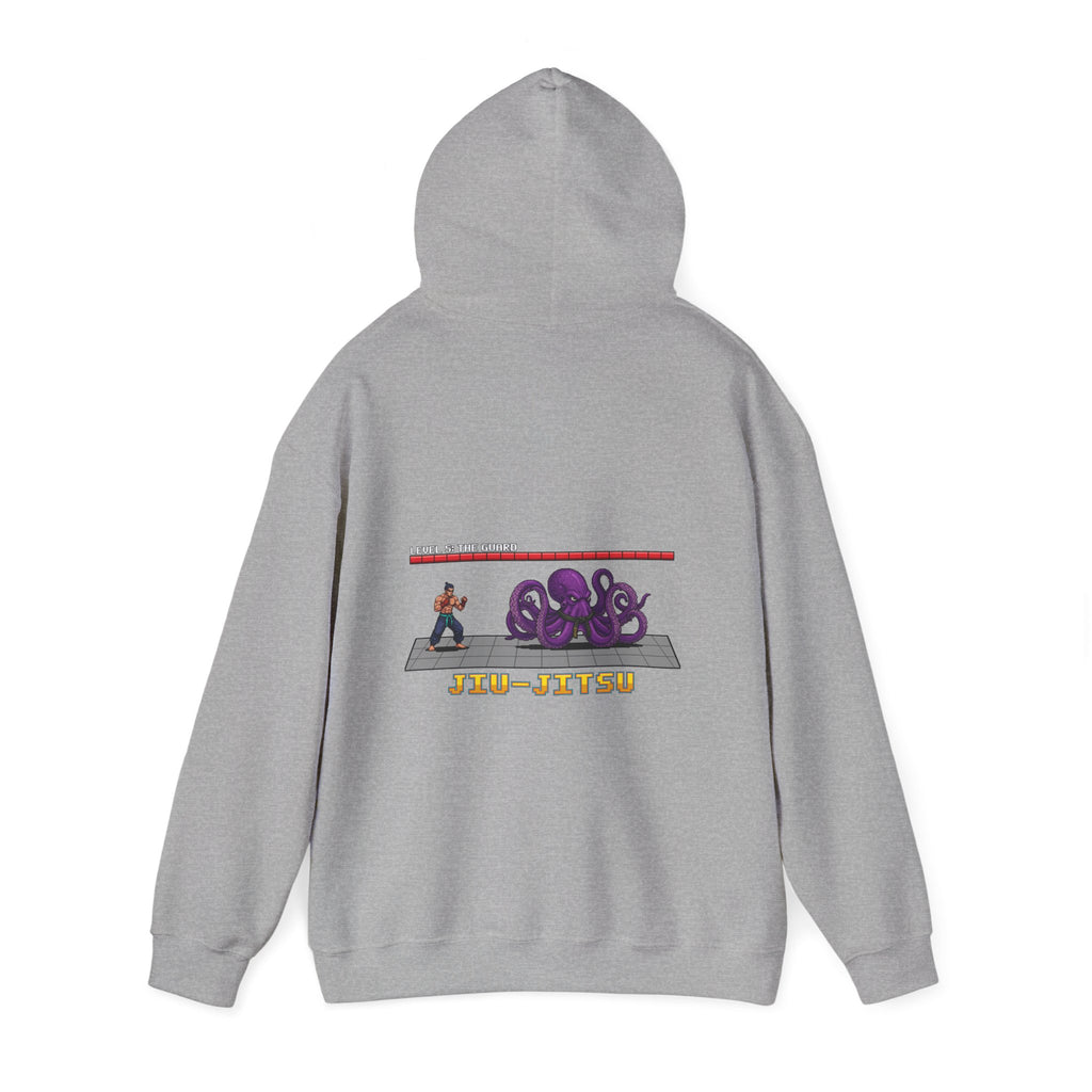 BJJ Hoodie - Octopus Guard Final Boss - Retro Pixel Art Hoodie