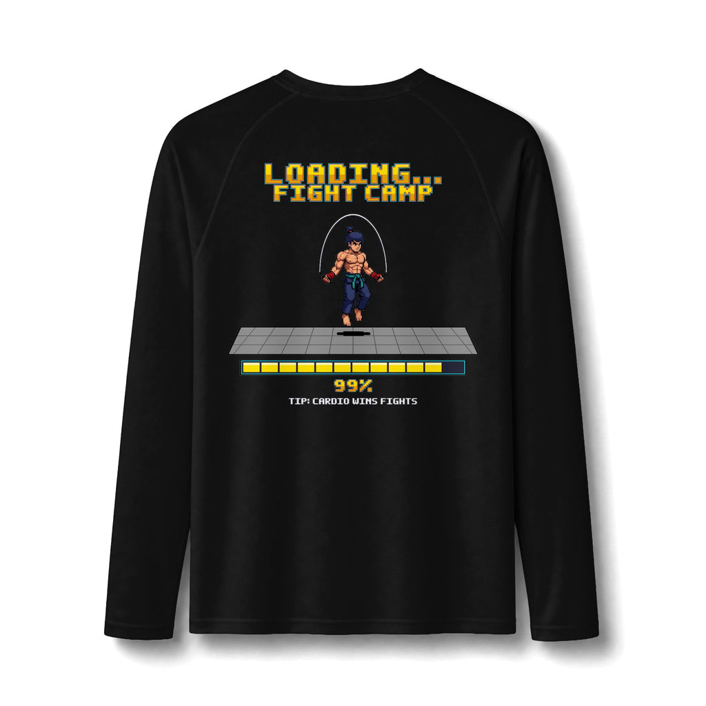 Boxing Rash Guard - Loading Fight Camp - Pixel Art Rashguard