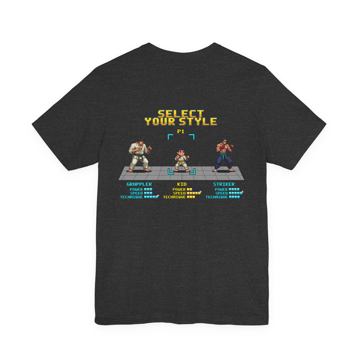 Kids Martial Arts Shirt - Select Your Style - Retro Pixel Art Tee