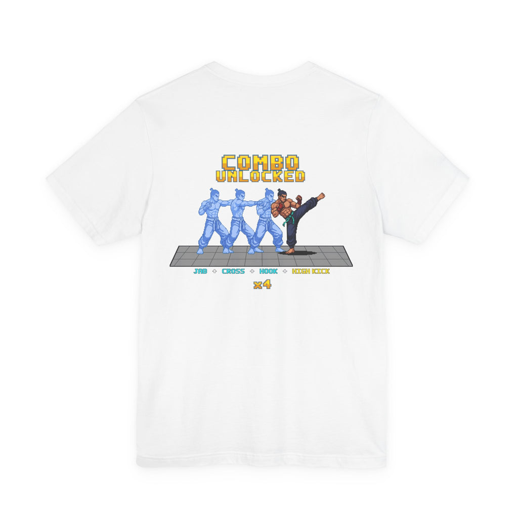 Kickboxing Shirt - Combo Unlocked - Retro Pixel Art Tee