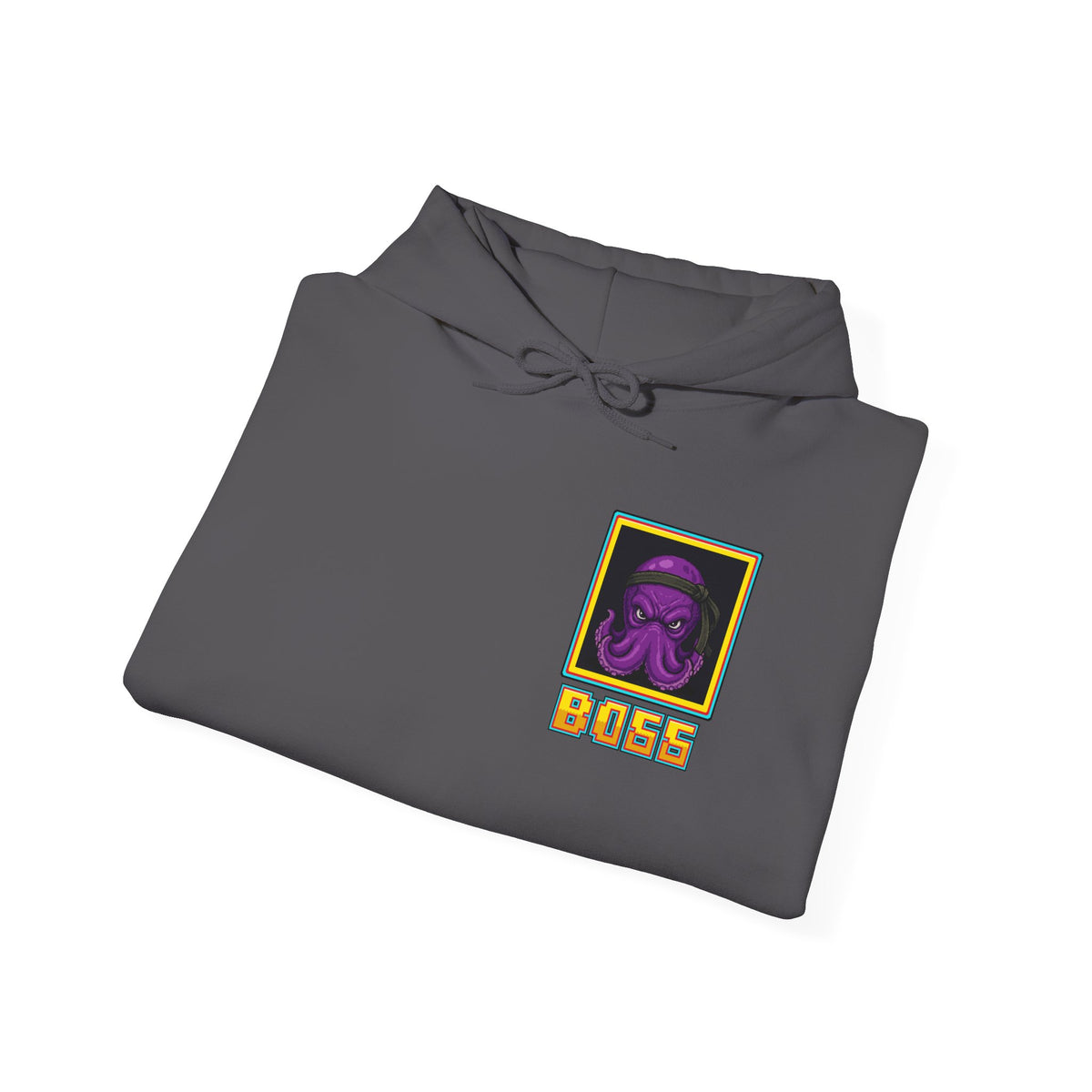 BJJ Hoodie - Octopus Guard Final Boss - Retro Pixel Art Hoodie