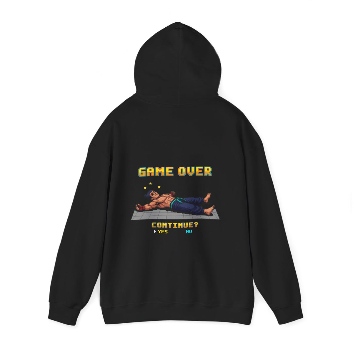 MMA Hoodie - Game Over - Retro Pixel Art Hoodie