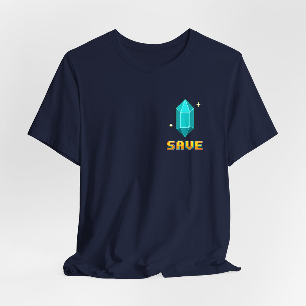 Gym Shirt - Save Point - Retro Pixel Art Tee