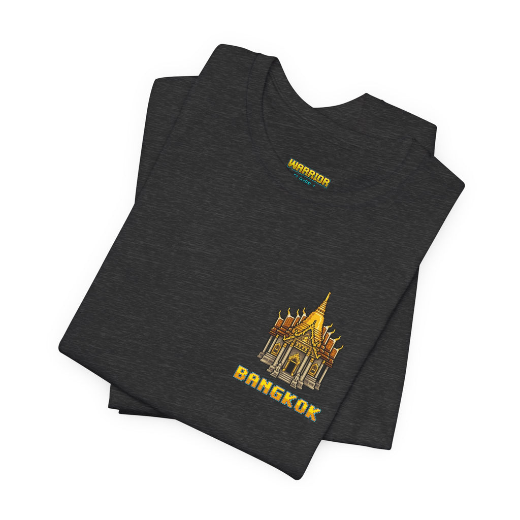 Muay Thai Shirt - Select Stage: Bangkok Rio Tokyo - Retro Pixel Art Tee