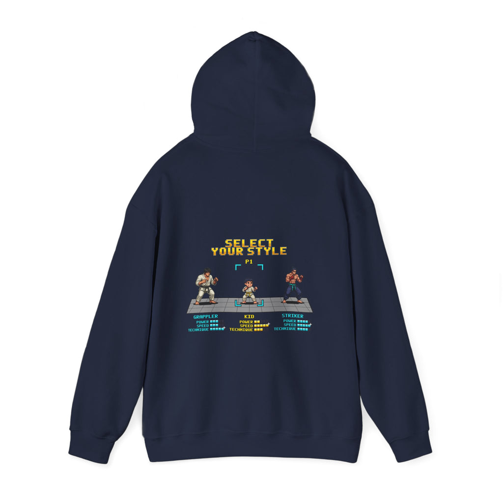 Kids Martial Arts Hoodie - Select Your Style - Retro Pixel Art Hoodie