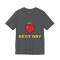 Gym Shirt - Rest Day +1 Life - Retro Pixel Art Tee