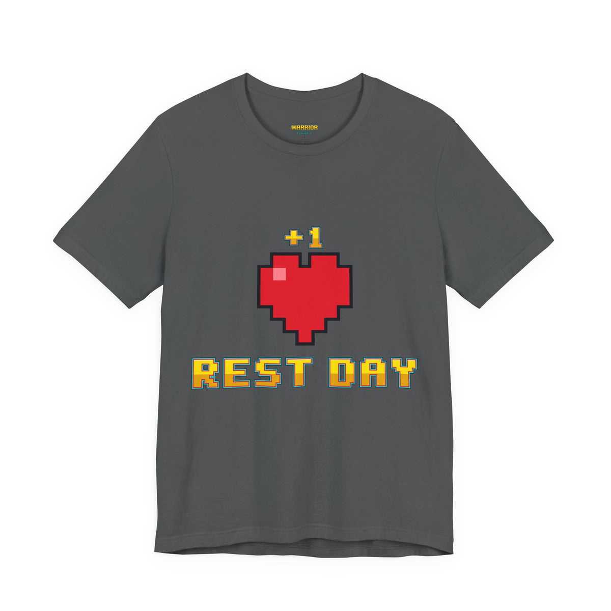 Gym Shirt - Rest Day +1 Life - Retro Pixel Art Tee