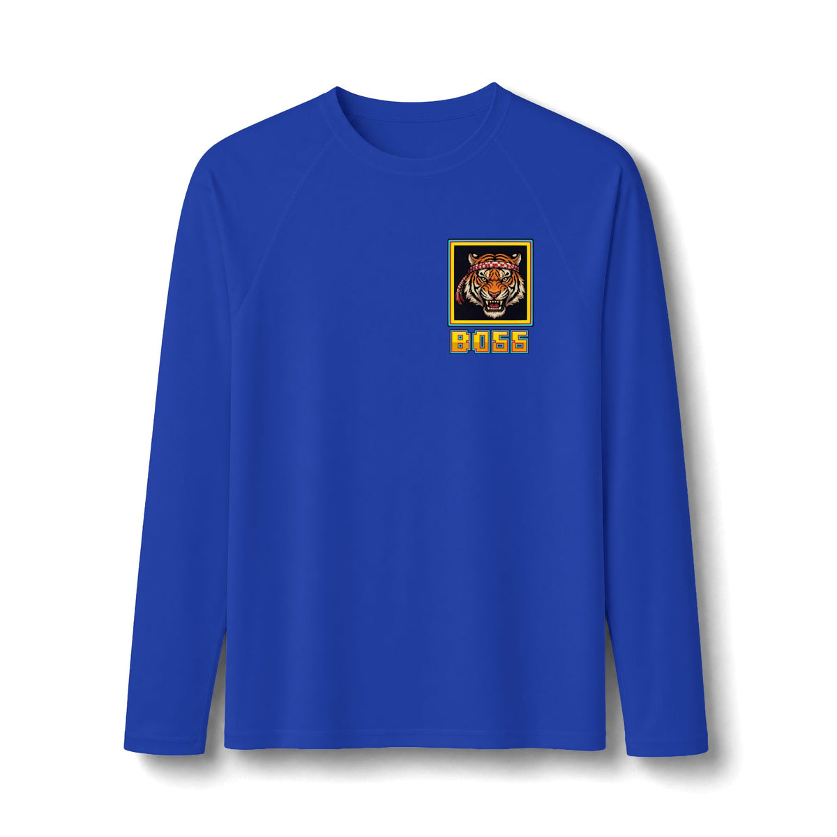 Muay Thai Rash Guard - Final Boss Tiger - Pixel Art Rashguard