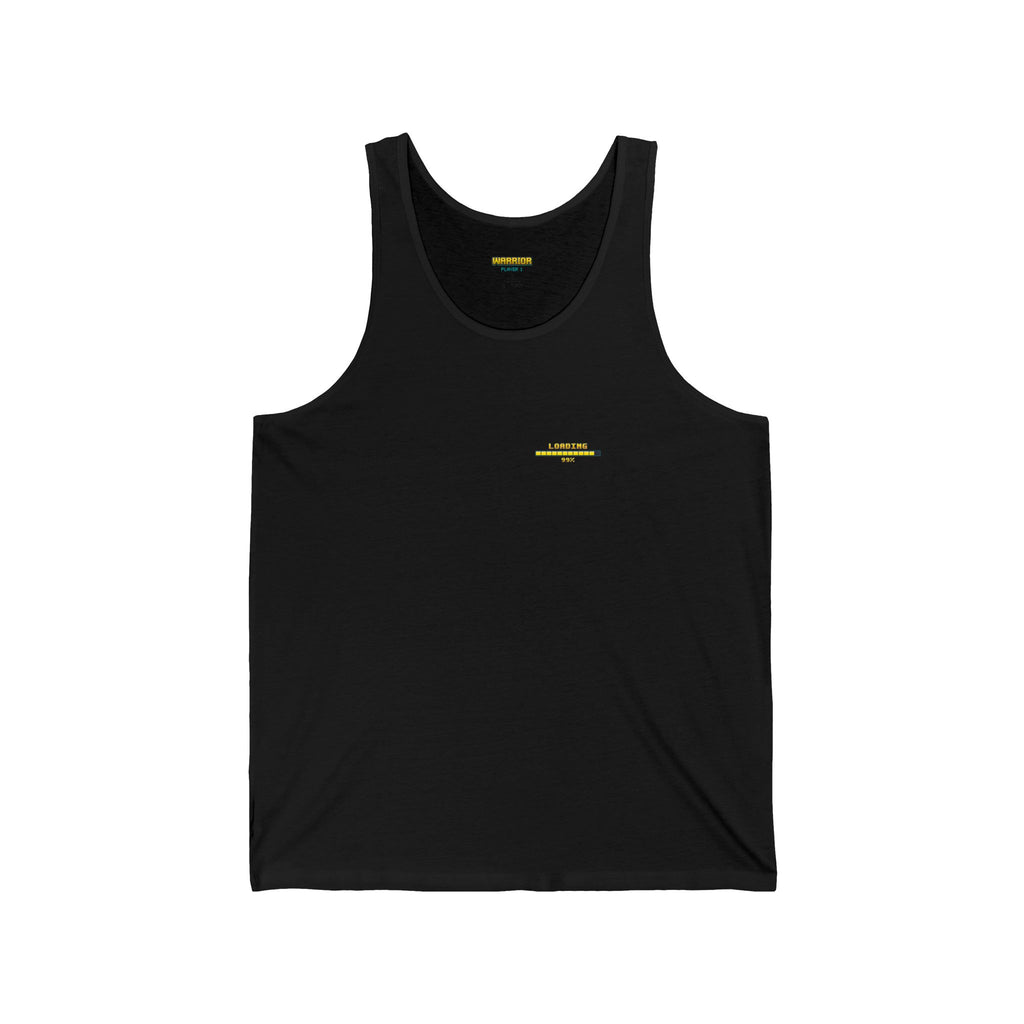 Boxing Tank Top - Loading Fight Camp - Retro Pixel Art Workout Tank