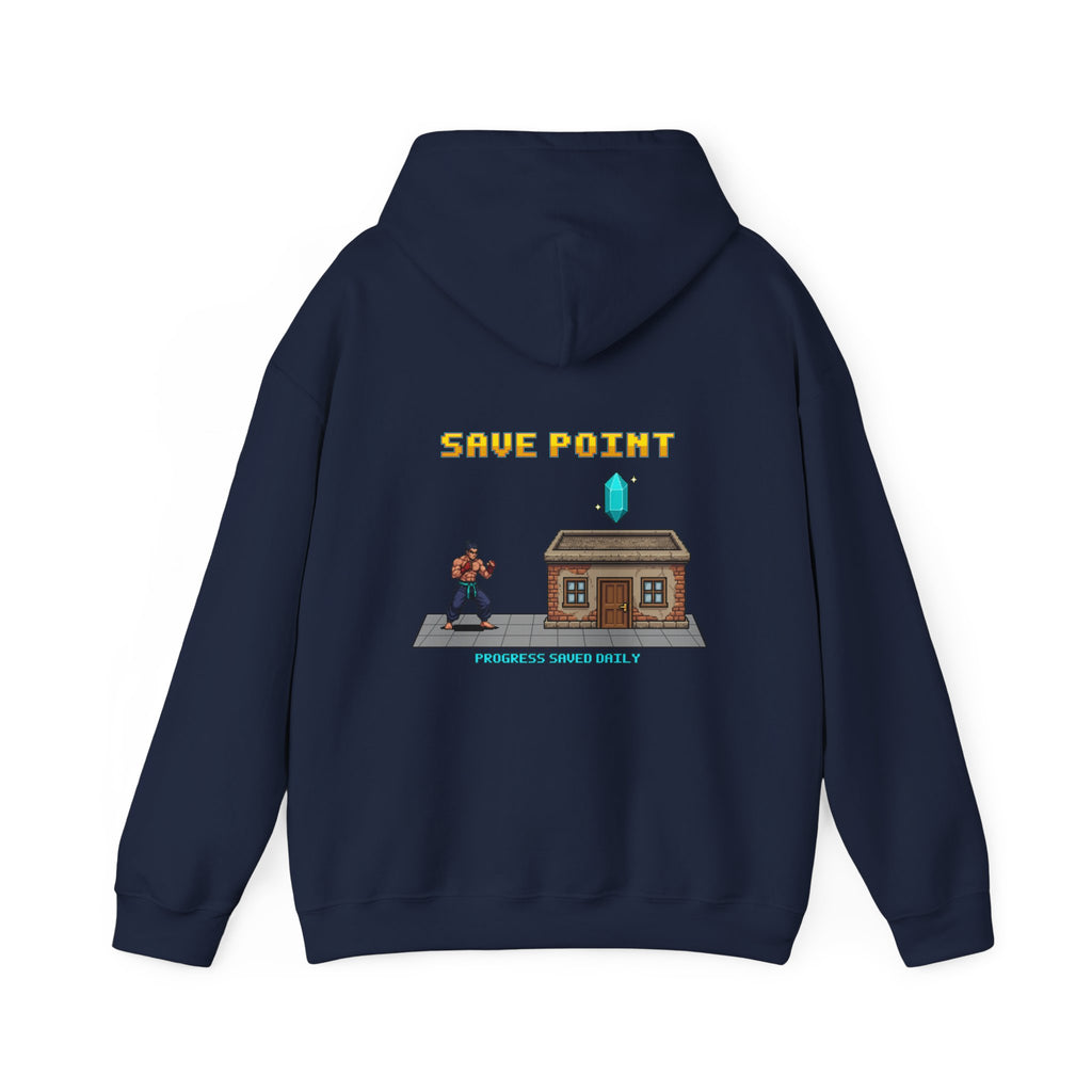 Gym Hoodie - Save Point - Retro Pixel Art Hoodie