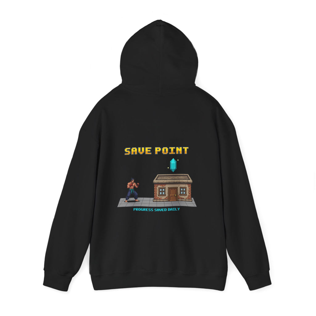 Gym Hoodie - Save Point - Retro Pixel Art Hoodie