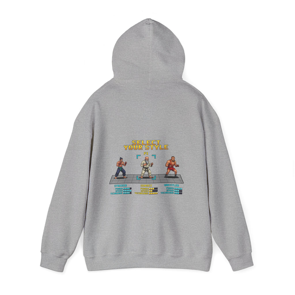 Martial Arts Hoodie - Select Your Style: Sensei - Retro Pixel Art Hoodie