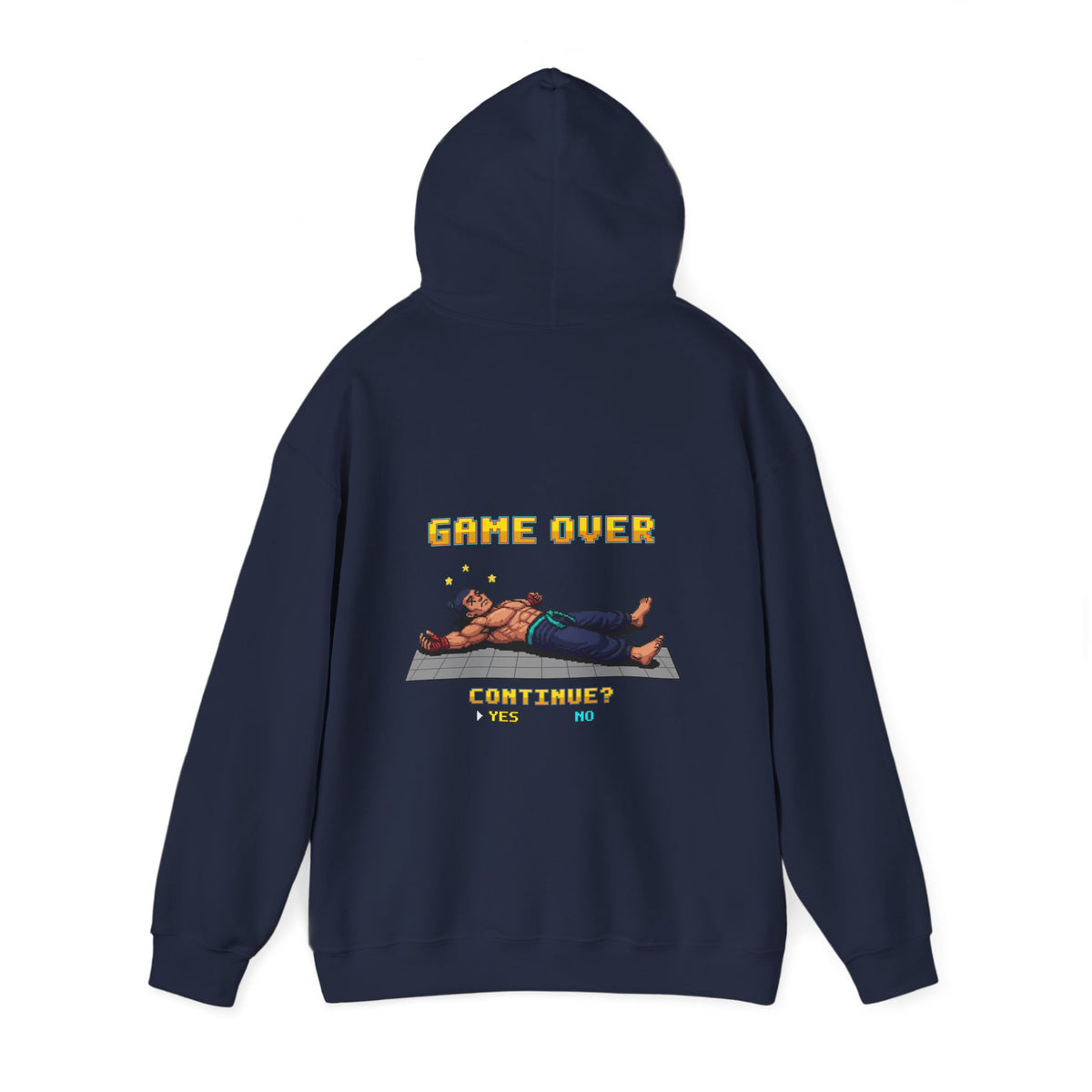 MMA Hoodie - Game Over - Retro Pixel Art Hoodie