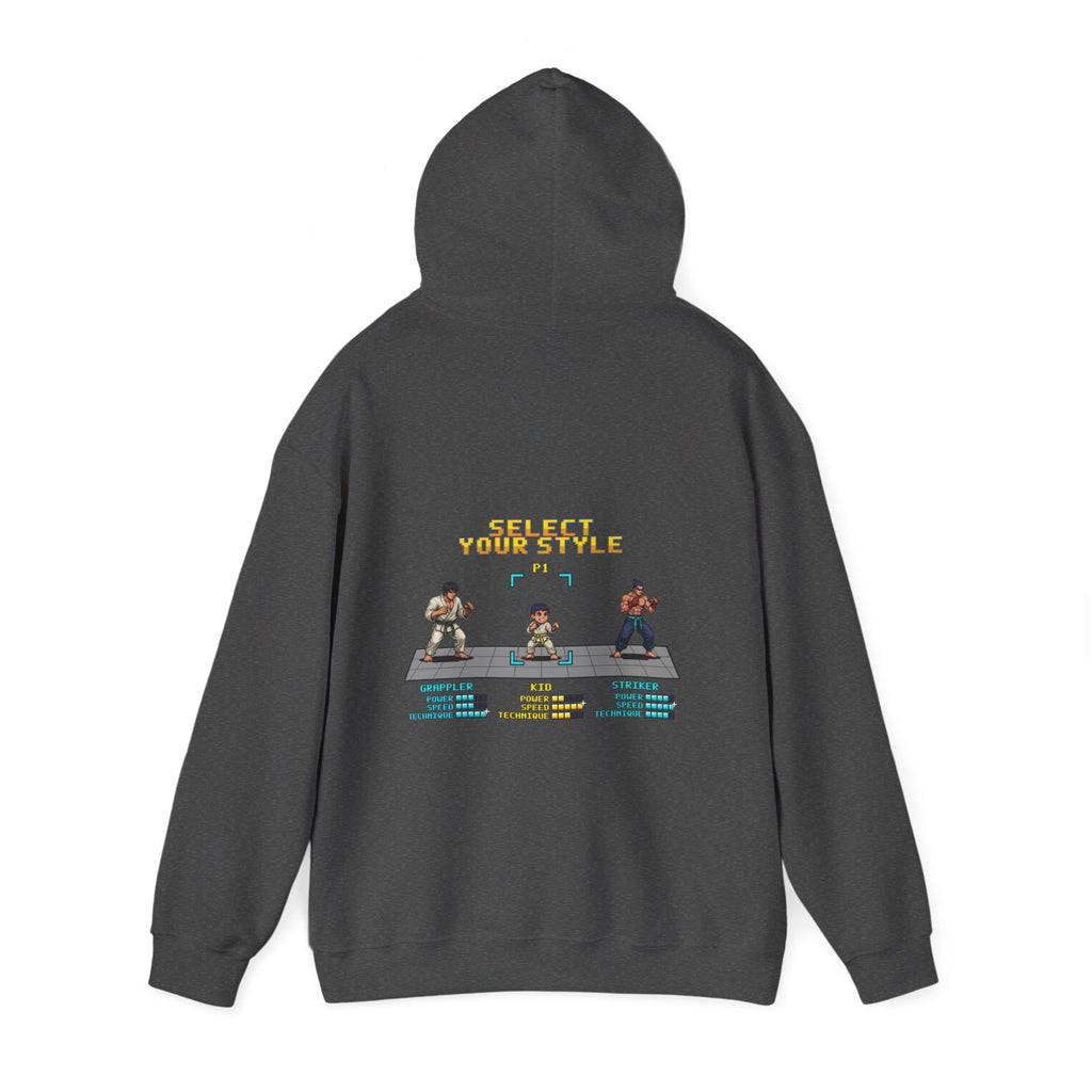 Kids Martial Arts Hoodie - Select Your Style - Retro Pixel Art Hoodie