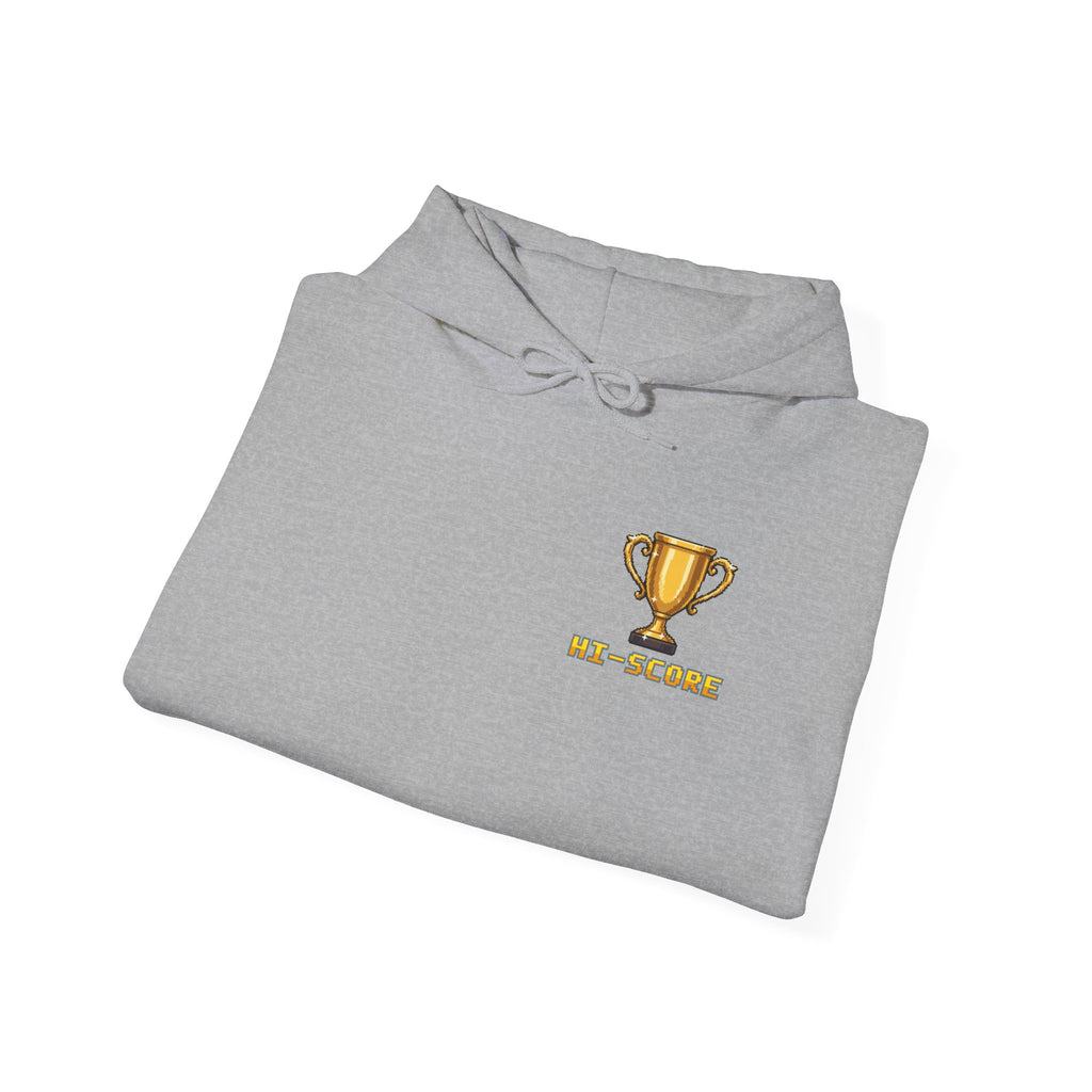 BJJ Hoodie - High Score: Armbars and Triangles - Retro Pixel Art Hoodie