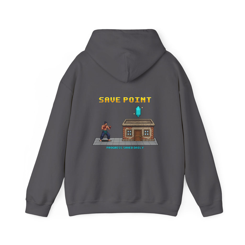 Gym Hoodie - Save Point - Retro Pixel Art Hoodie