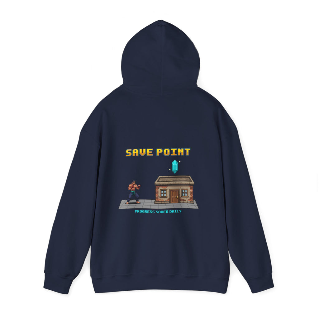 Gym Hoodie - Save Point - Retro Pixel Art Hoodie