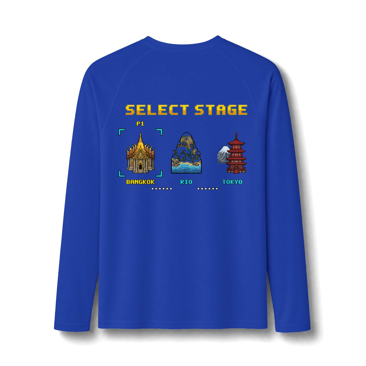 Muay Thai Rash Guard - Select Stage: Bangkok Rio Tokyo