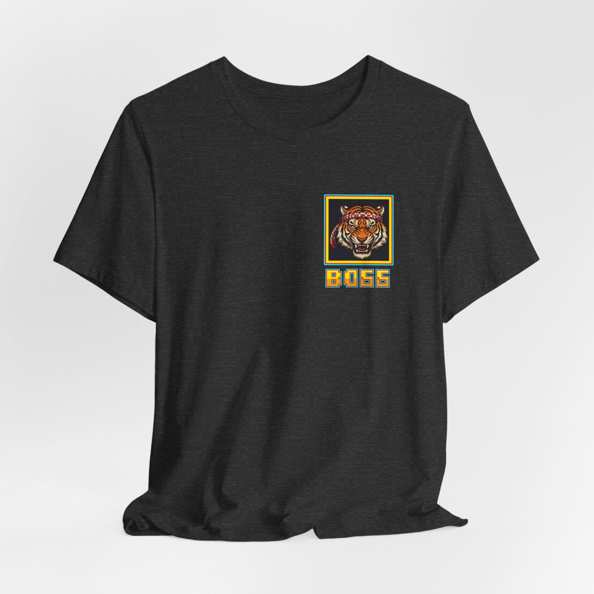 Muay Thai Shirt - Final Boss Tiger - Retro Pixel Art Tee