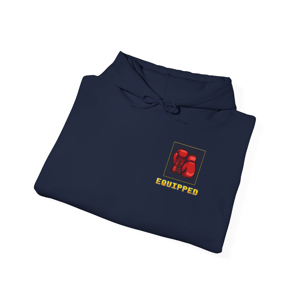 Martial Arts Hoodie - Fight Gear Inventory - Retro Pixel Art Hoodie