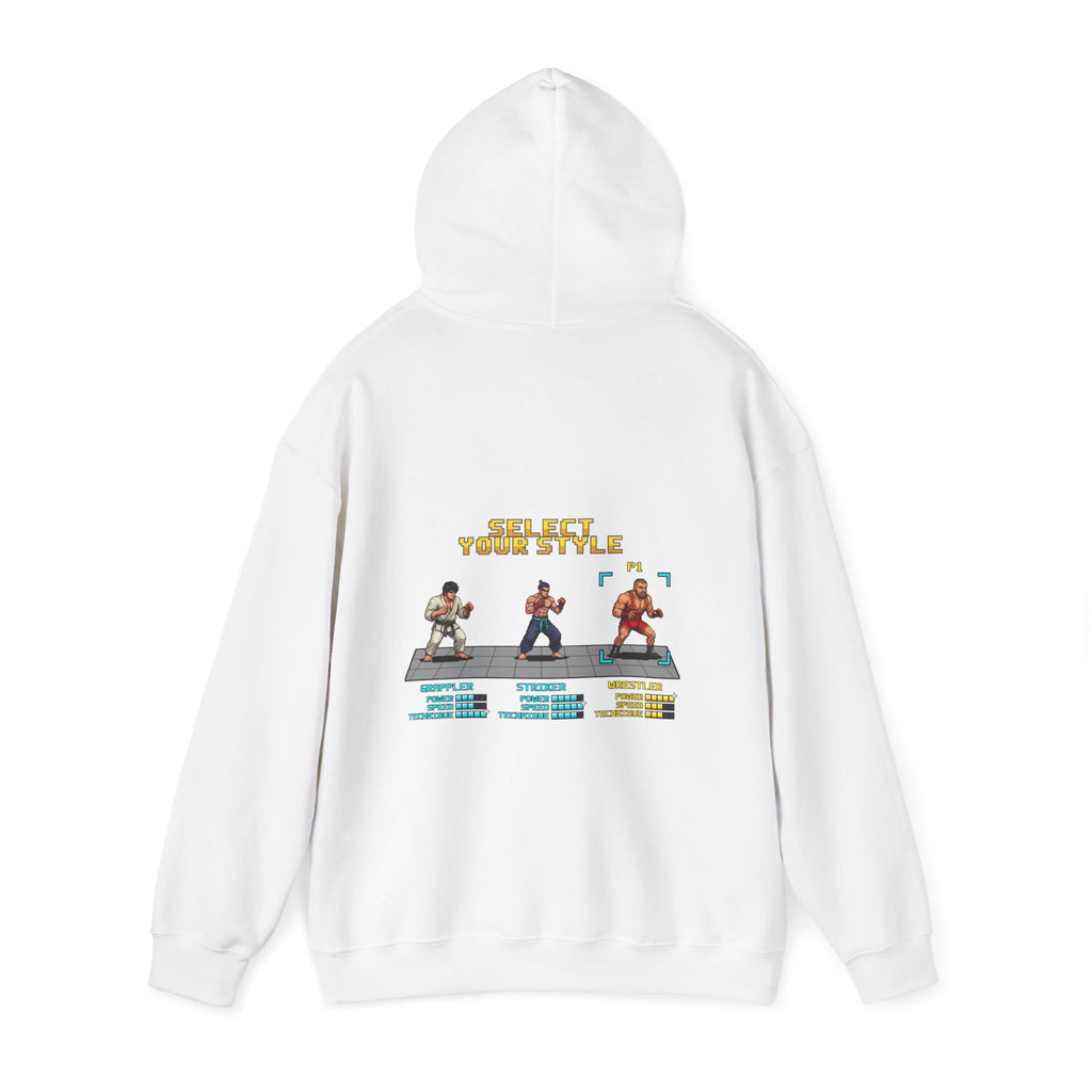 Wrestling Hoodie - Select Your Style: Wrestler - Retro Pixel Art Hoodie