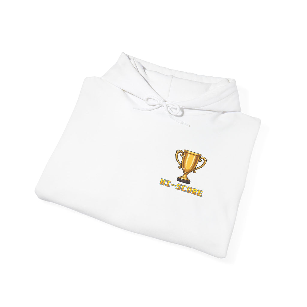 BJJ Hoodie - High Score: Armbars and Triangles - Retro Pixel Art Hoodie
