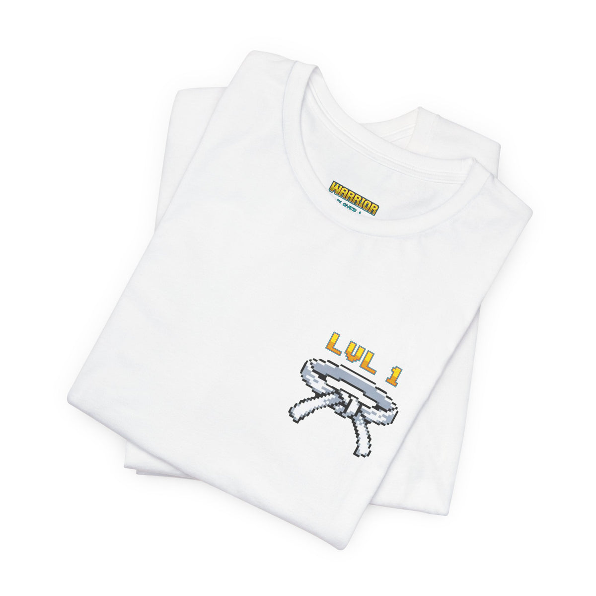 BJJ Shirt - Level Up Belt Ranks - Retro Pixel Art Tee