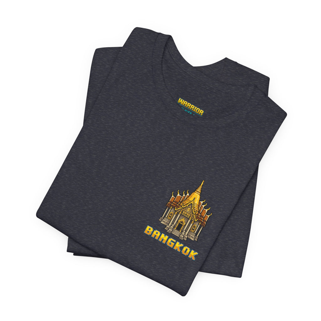 Muay Thai Shirt - Select Stage: Bangkok Rio Tokyo - Retro Pixel Art Tee