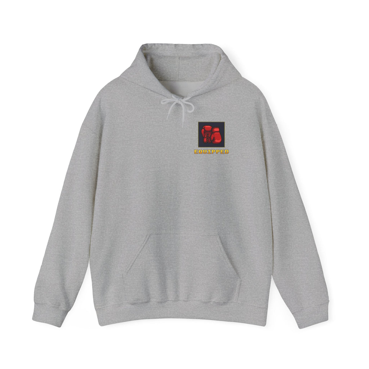 Martial Arts Hoodie - Fight Gear Inventory - Retro Pixel Art Hoodie
