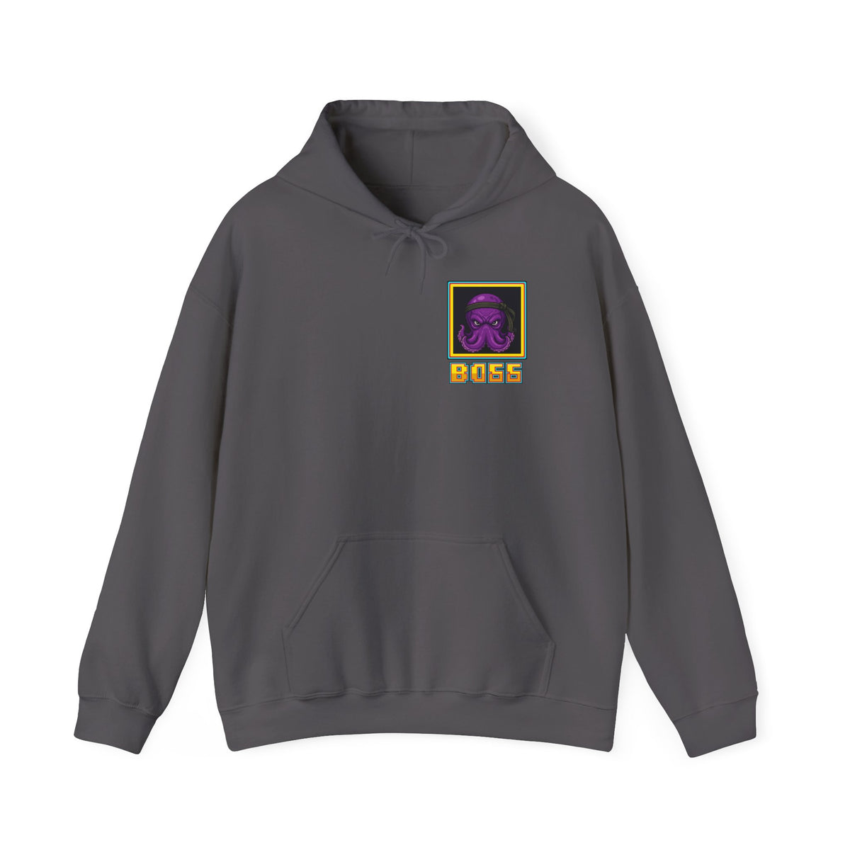 BJJ Hoodie - Octopus Guard Final Boss - Retro Pixel Art Hoodie