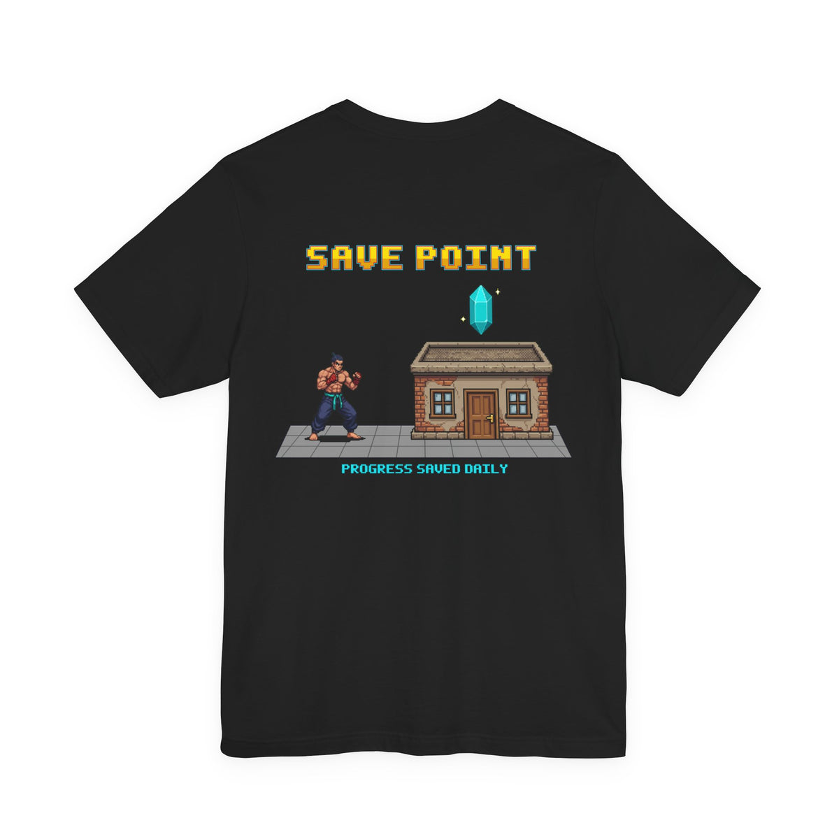 Gym Shirt - Save Point - Retro Pixel Art Tee