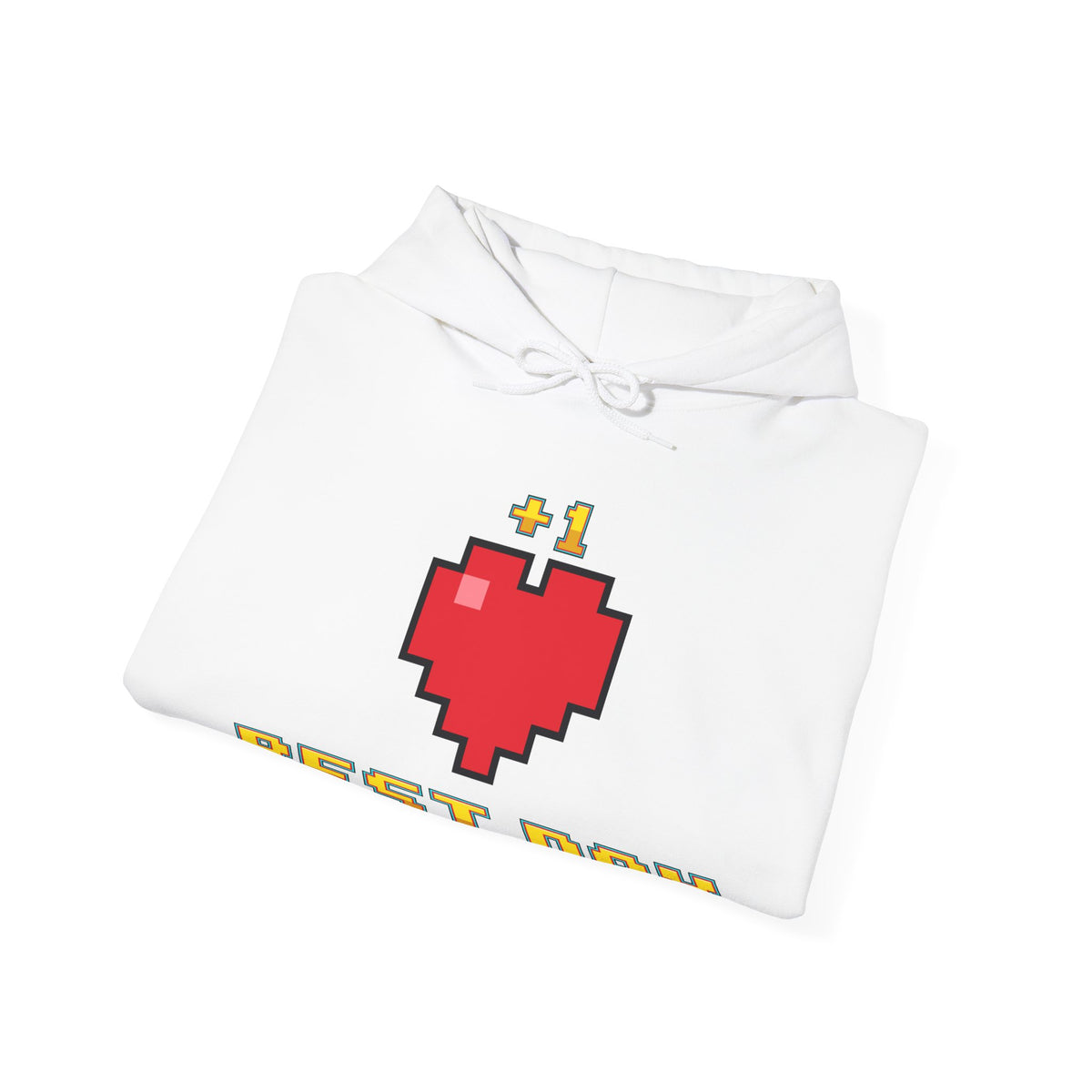Gym Hoodie - Rest Day +1 Life - Retro Pixel Art Hoodie