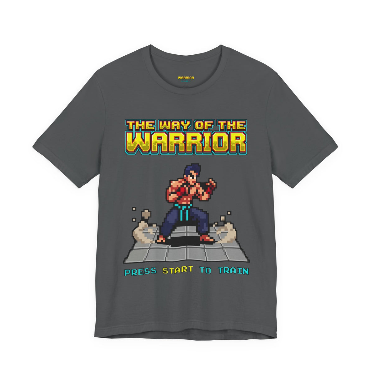 Martial Arts Shirt - Press Start to Train - Retro Pixel Art Tee