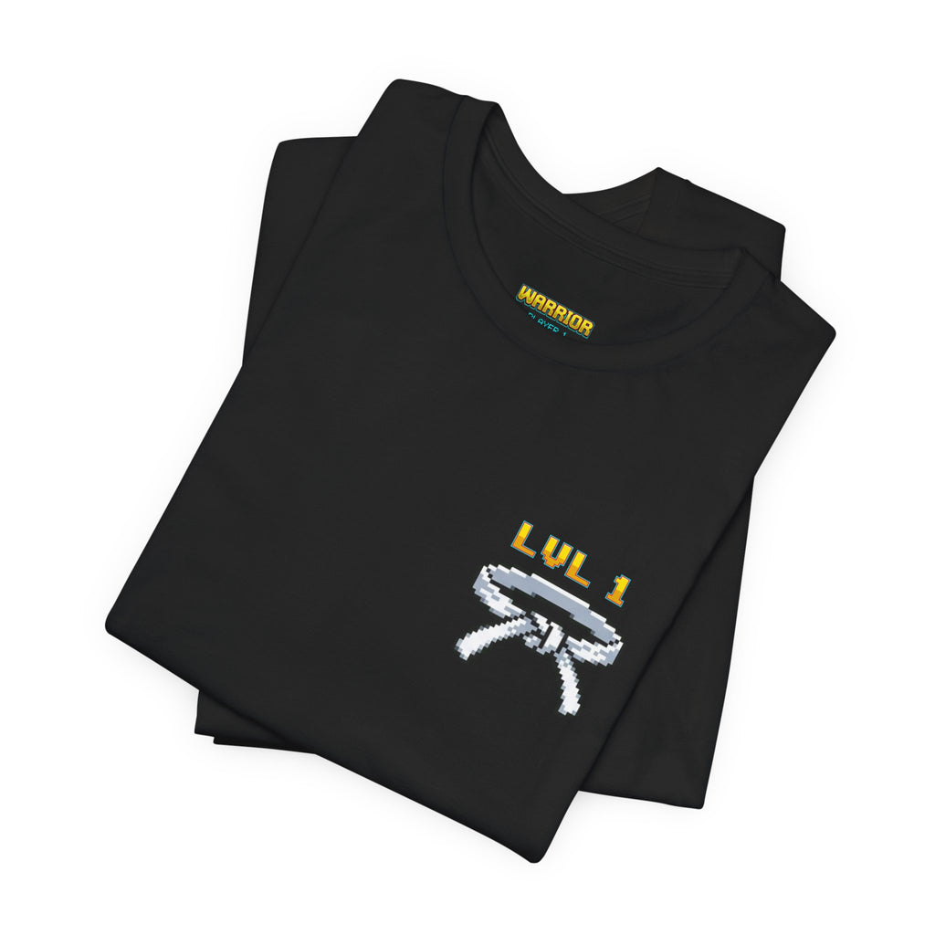 BJJ Shirt - Level Up Belt Ranks - Retro Pixel Art Tee